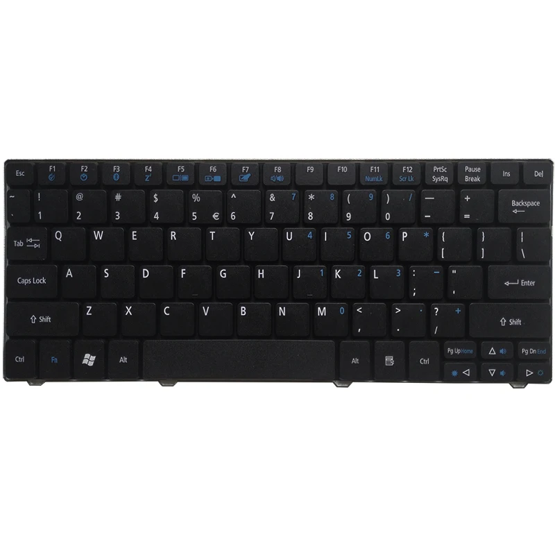 Новая английская клавиатура для ноутбука Acer Aspire One 751 ZA3 752 753 722 721 ZA5 ZA8 MS2298 MS2297 MS2296