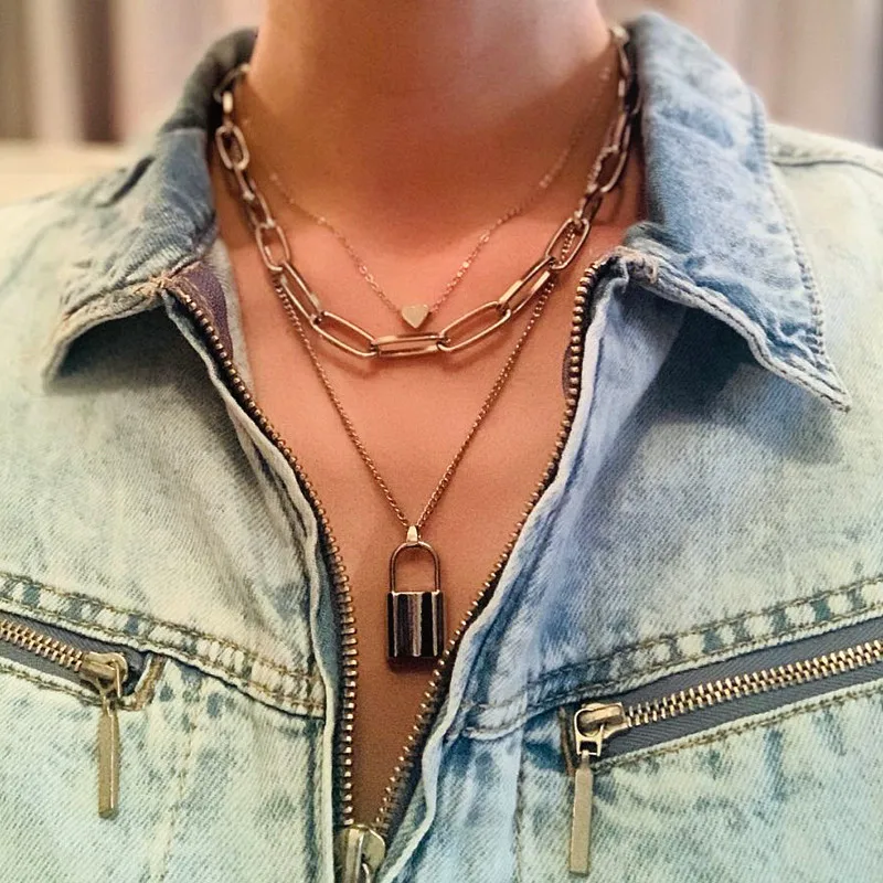 Многослойное ожерелье в стиле бохо для женщин модная цепочка длинный чокер