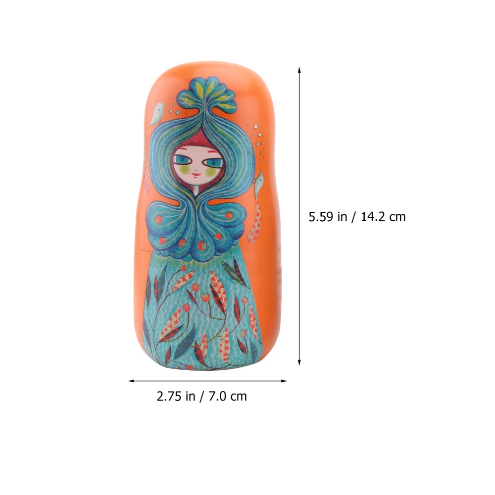 

5Pcs Doll Creative Nesting Doll Russian Doll Home Adornment