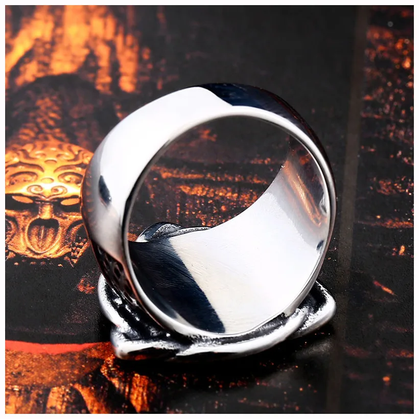 Мужское кольцо из нержавеющей стали мужское ювелирное изделие готическое