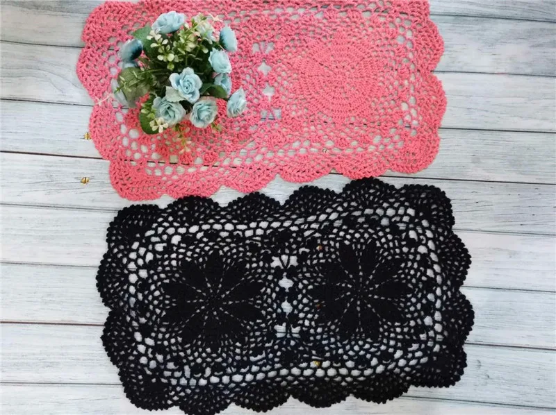 Винтажные Аксессуары для обеденного стола чашки Коврики ручной работы кружевные