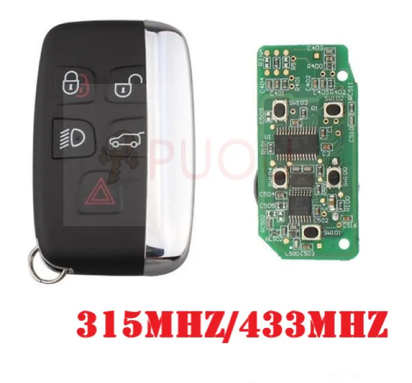 5 кнопочный Автомобильный Дистанционный смарт ключ 315 МГц/434 МГц для Land Rover Discovery 4 /