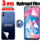 Гидрогелевая пленка 1-3 шт. для Samsung Galaxy M51, M31, M31S, M30, M30S, M21, M21S, M12, M11, M10, M01, задняяПередняя Мягкая крышка, пленка, стекло для камеры