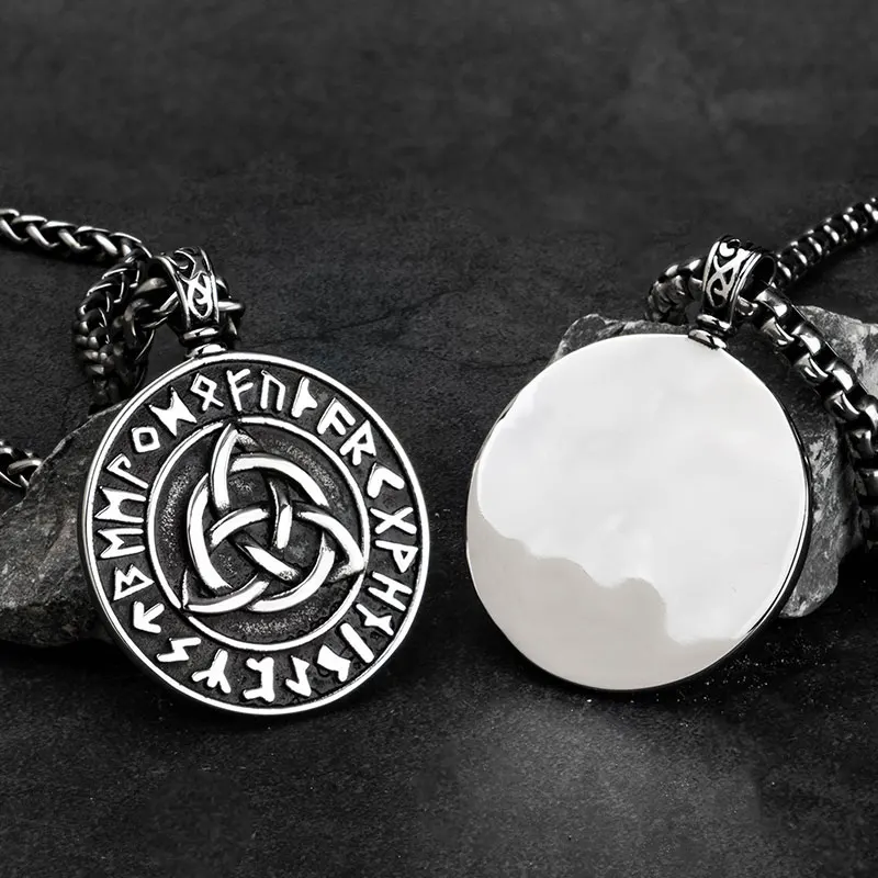 Ожерелье викинга с узлом из нержавеющей стали для мужчин высокое качество