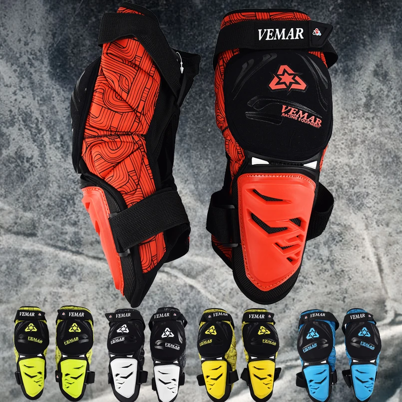 

VEMAR Motorcycle Knee Pads Protective Kneepads Fireproof PP Shell Knee Guard Riding Motocross Slider Motorcycle Protector