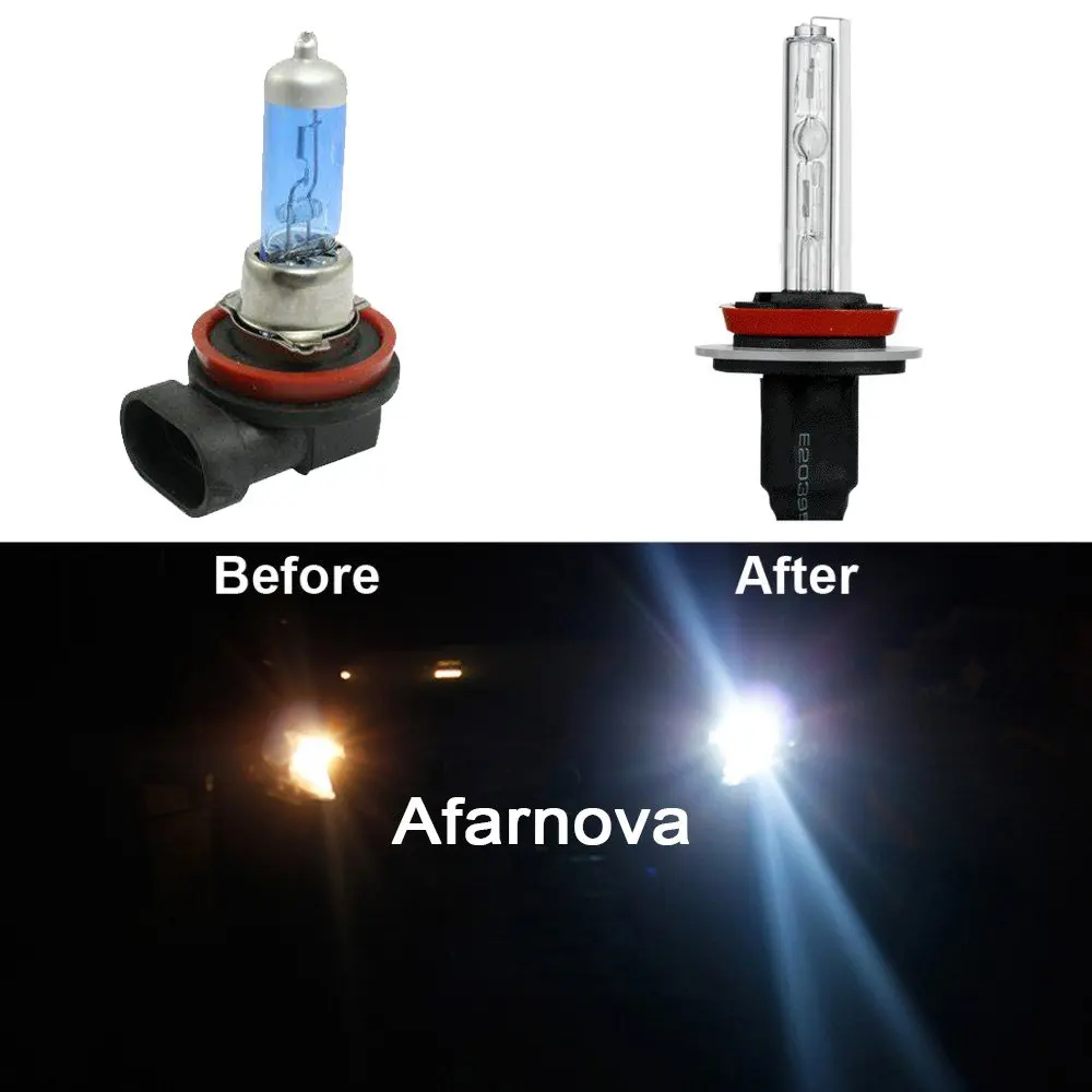 Ксеноновая H11 H7 35 Вт 55 комплект тонкого балласта HID ксеноновая лампа для фар 12 В H1 H3