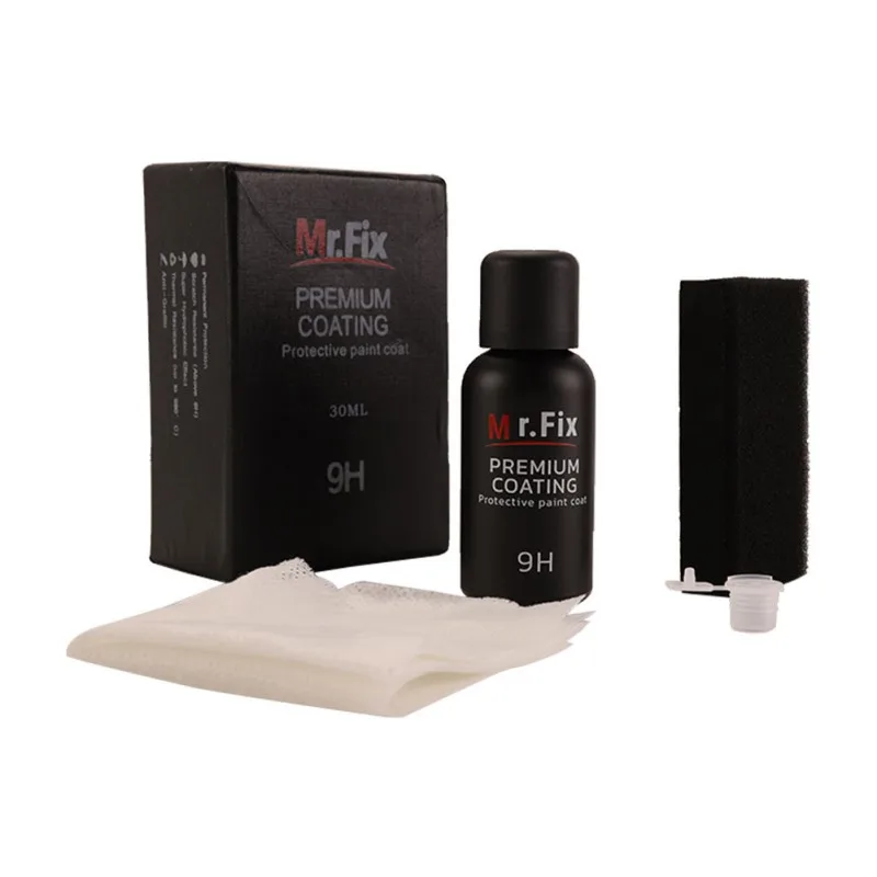 New 30ml 9H Auto Oxidation Liquid Ceramic Jacket Super Hydrophobic Glass Coating Set Anti-corrosion |