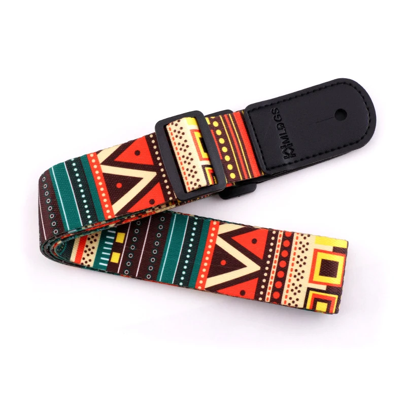 heißer gitarre strap multicolor druck verdickt gitarre gürtel für ukulele akustische elektrische gitarre bass do2 free global shipping