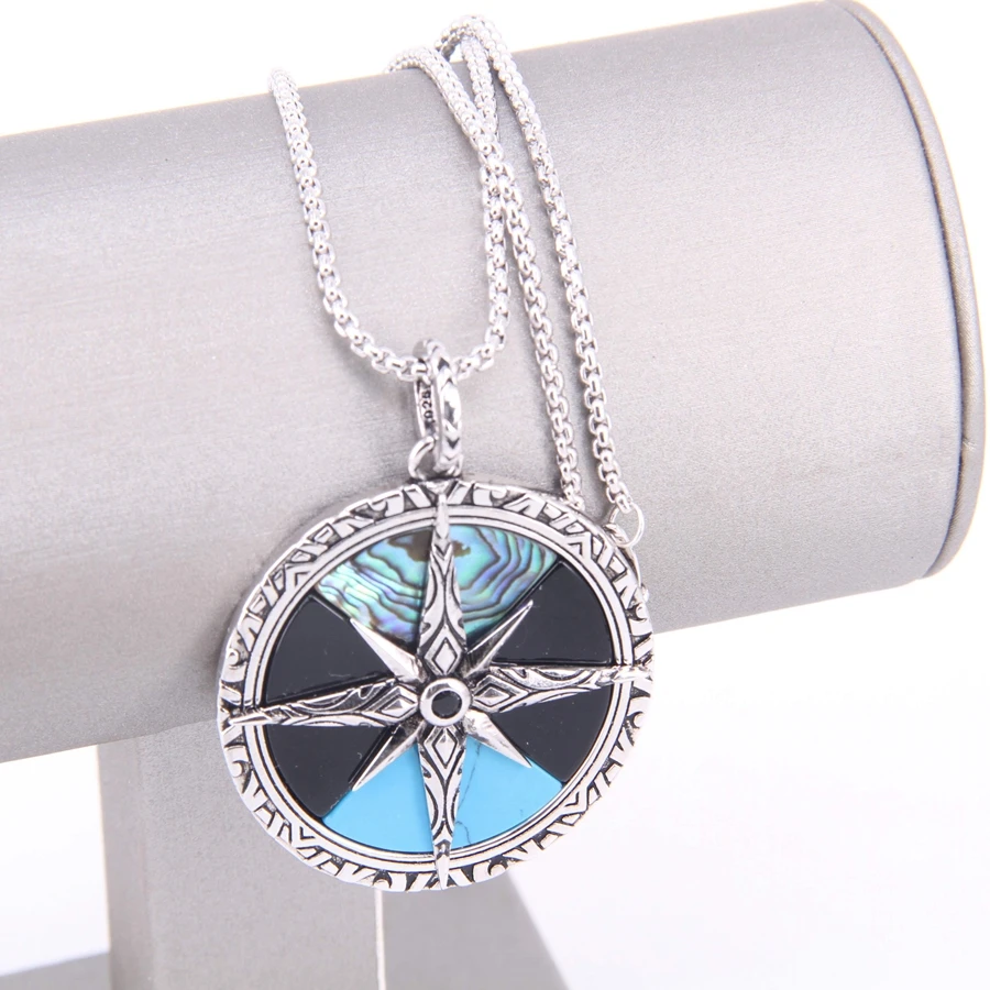Томас кулон &quotКомпас большой&quot ожерелье Rebel Heart Стиль ювелирное изделие подарок