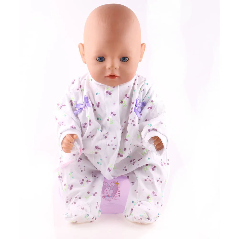 Семейные пижамы/спальные мешки из чистого хлопка для 18-дюймовых американских