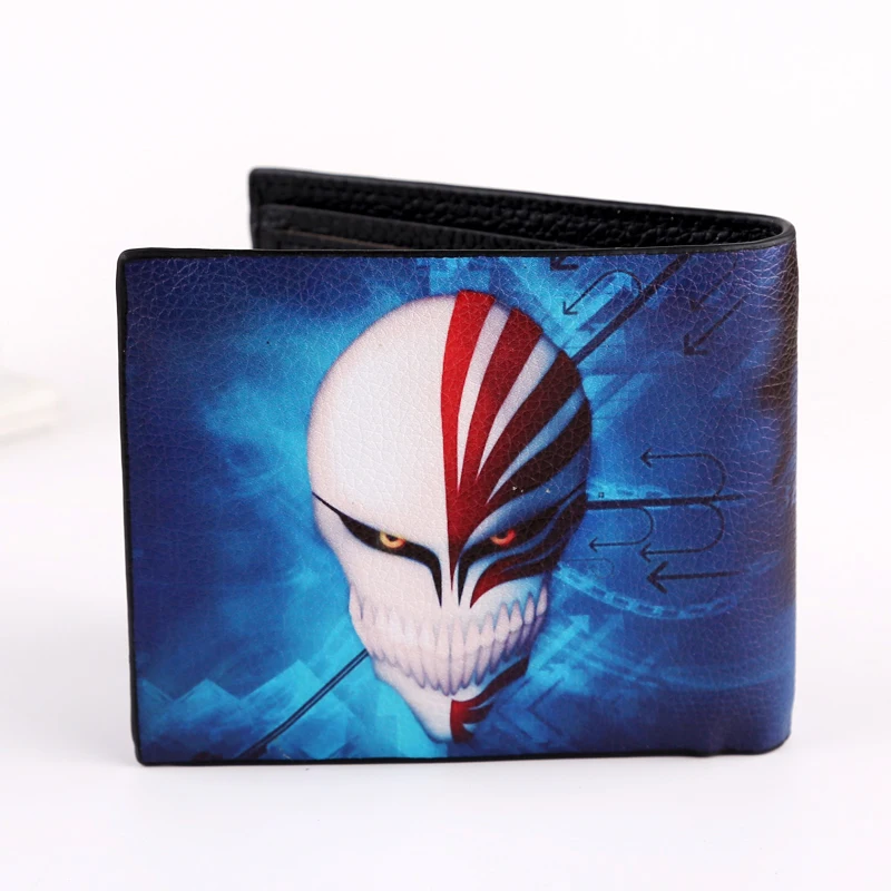 Новый хит продаж Bleach Kurosaki Ichigo кошелек Складной Стиль цветной короткий меч арт