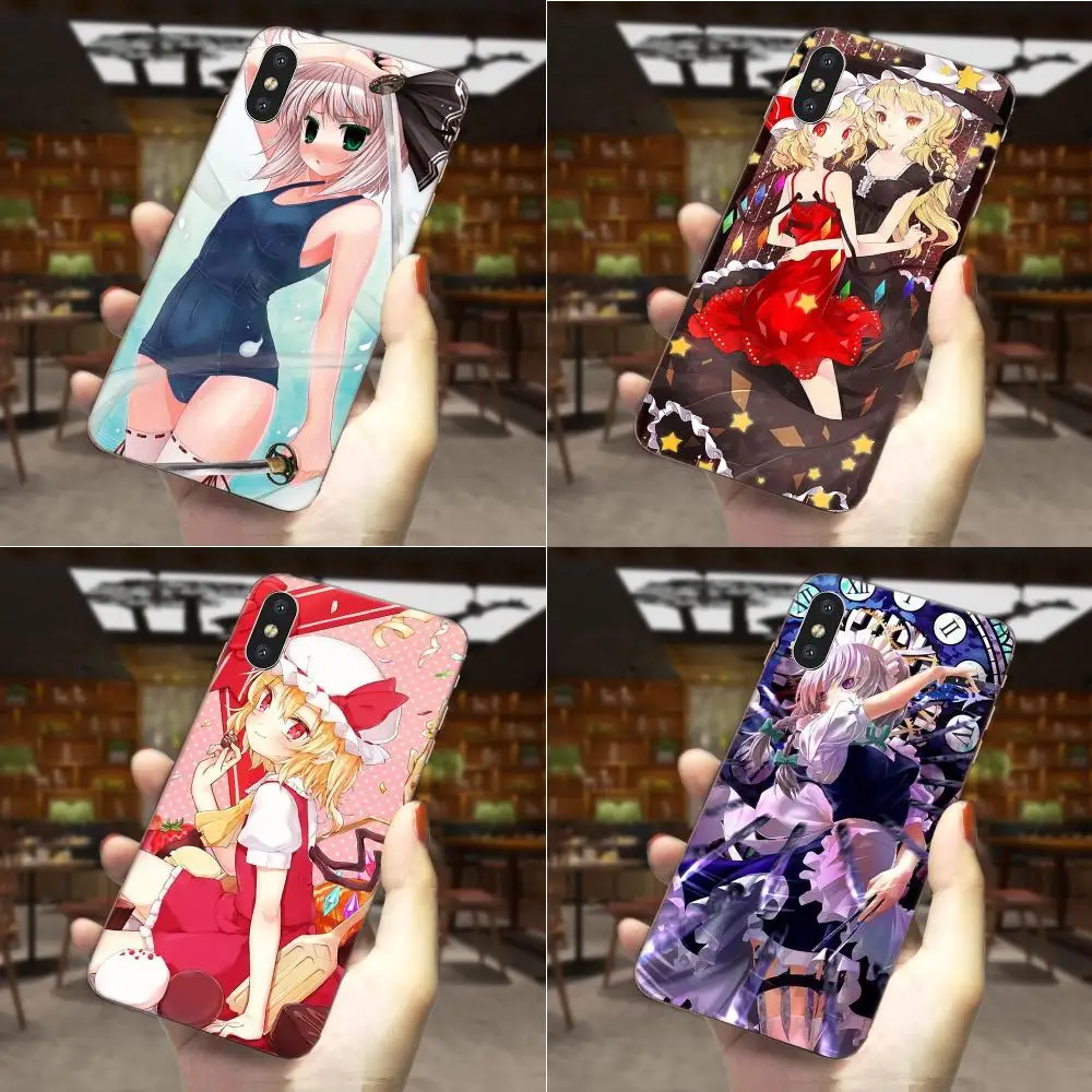 Модный чехол из ТПУ с Аниме Touhou Scarlet Eyes для Apple iPhone 4 4S 5 5C 5S SE 6 6S 7 8 11 Plus Pro X XS Max