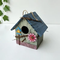 60 dropshippingbird room nest eco friendly rustic wood sturdy bird house for park