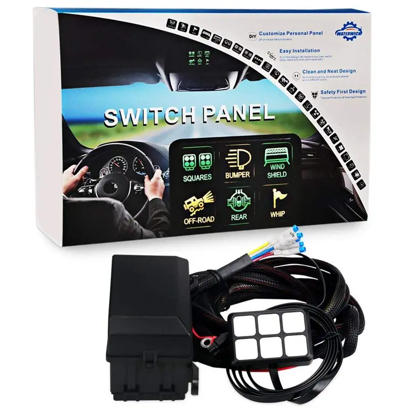 6 банд переключатель панель электронная релейная система цепи управления