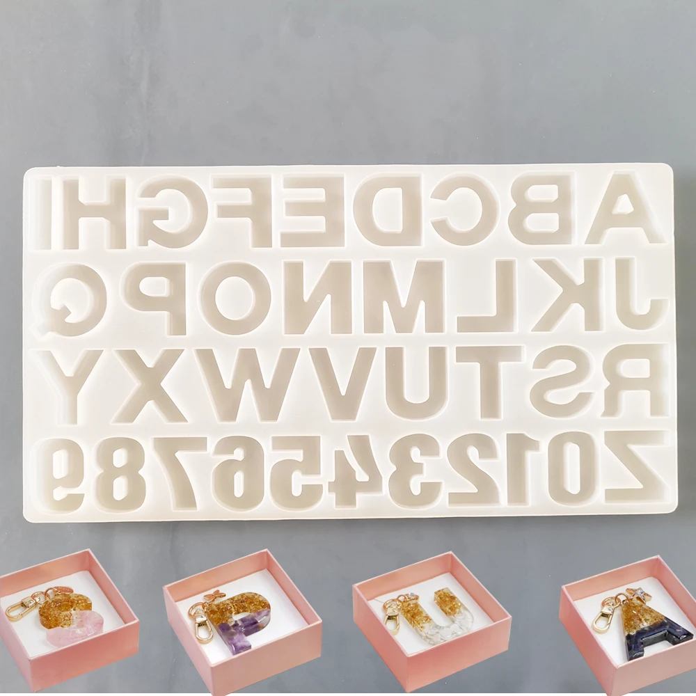 Английский алфавит искусственная кожа смешанный стиль силиконовые формы для