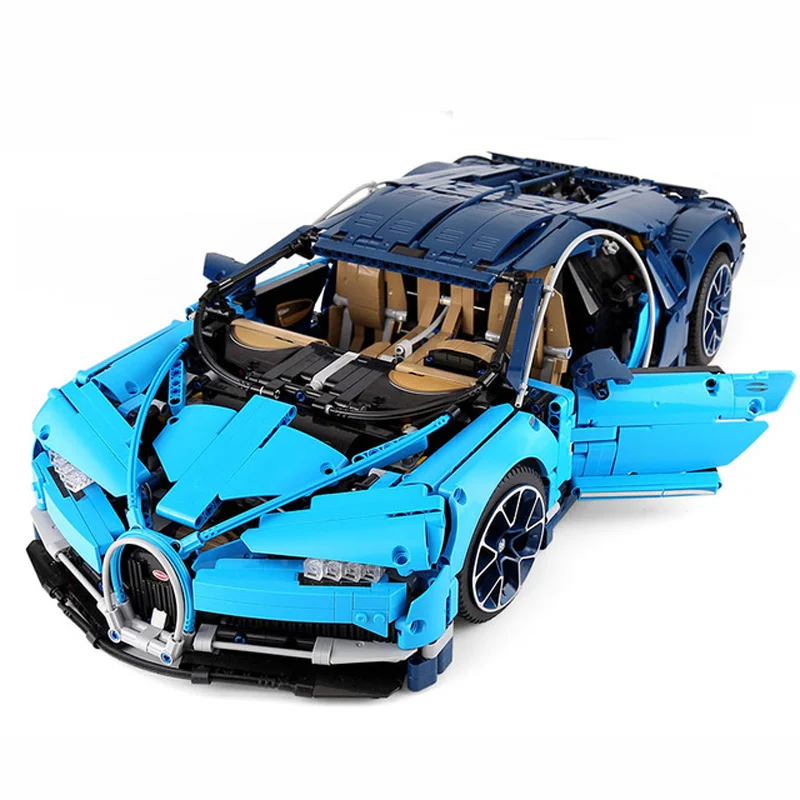 NO BOX Супер гоночный автомобиль 23009 23010 20086 совместимый Technic 42083 MOC-22970 MOC-23010 строительные блоки кирпичи игрушки подарки - Цвет: NO BOX