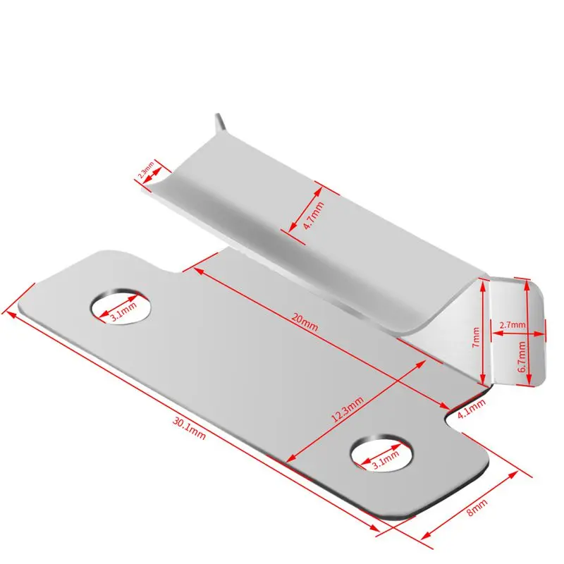 4PCS Original Ender 3 Pro Bed Clips Clamp 7mm for Creality V2 3S CR-10S 3D Printer Heated Glass Platform | Компьютеры и офис