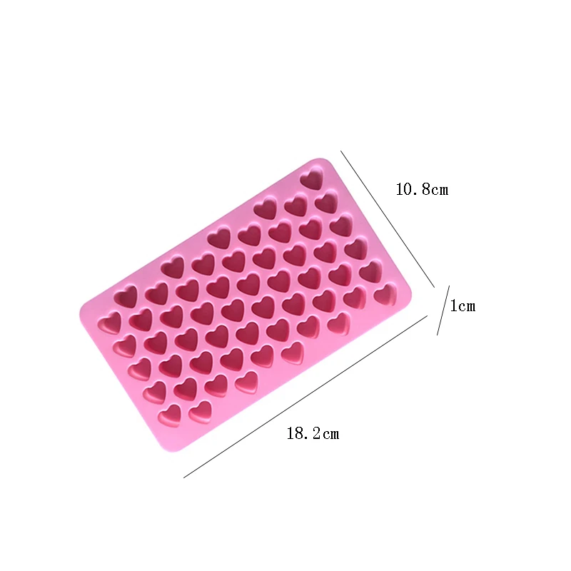 

Mini Heart Mold Silicone Ice Cube Tray DIY Chocolate Fondant Mould 3D Pastry Jelly Cookies Baking Cake Decoration Tools