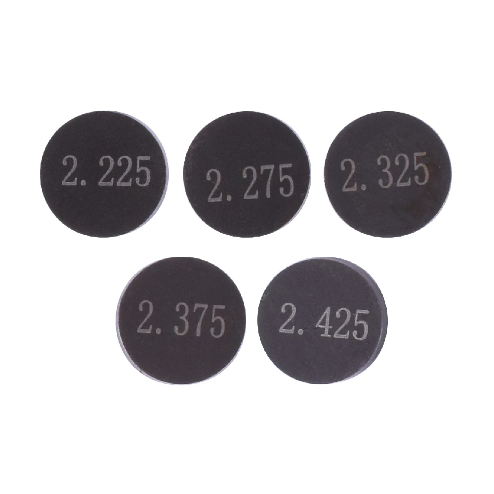 

5pcs 9.48mm Valve Shim Thickness from 2.225mm to 2.425mm for Suzuki for Kawasak for Honda for Yamaha Motorcycle
