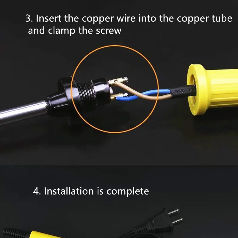 

Soldering Iron Heating Element Ceramic Electric Heater Adjustable Temperature 220V 110V 20W 35W 50W Solder Internal Adapter