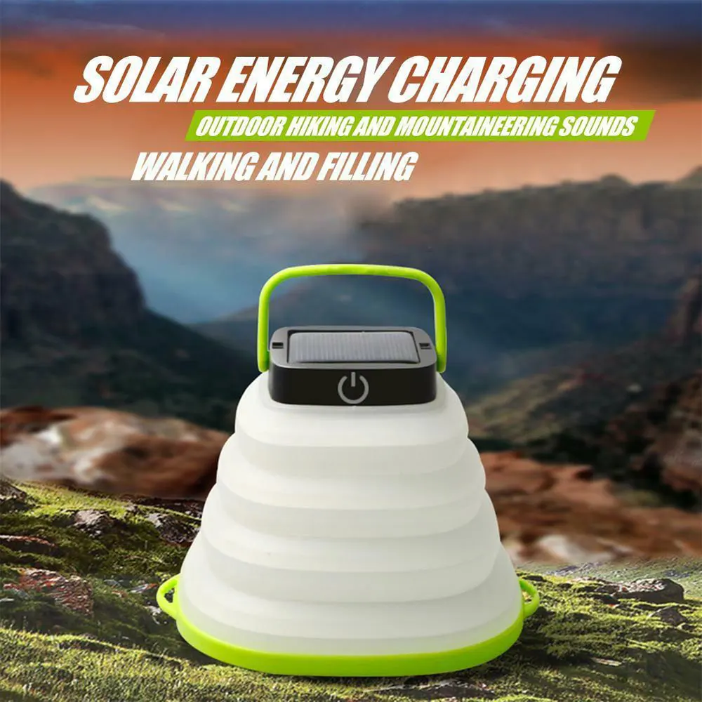 Светодиодный уличный Солнечный фонарь складной телескопический светильник