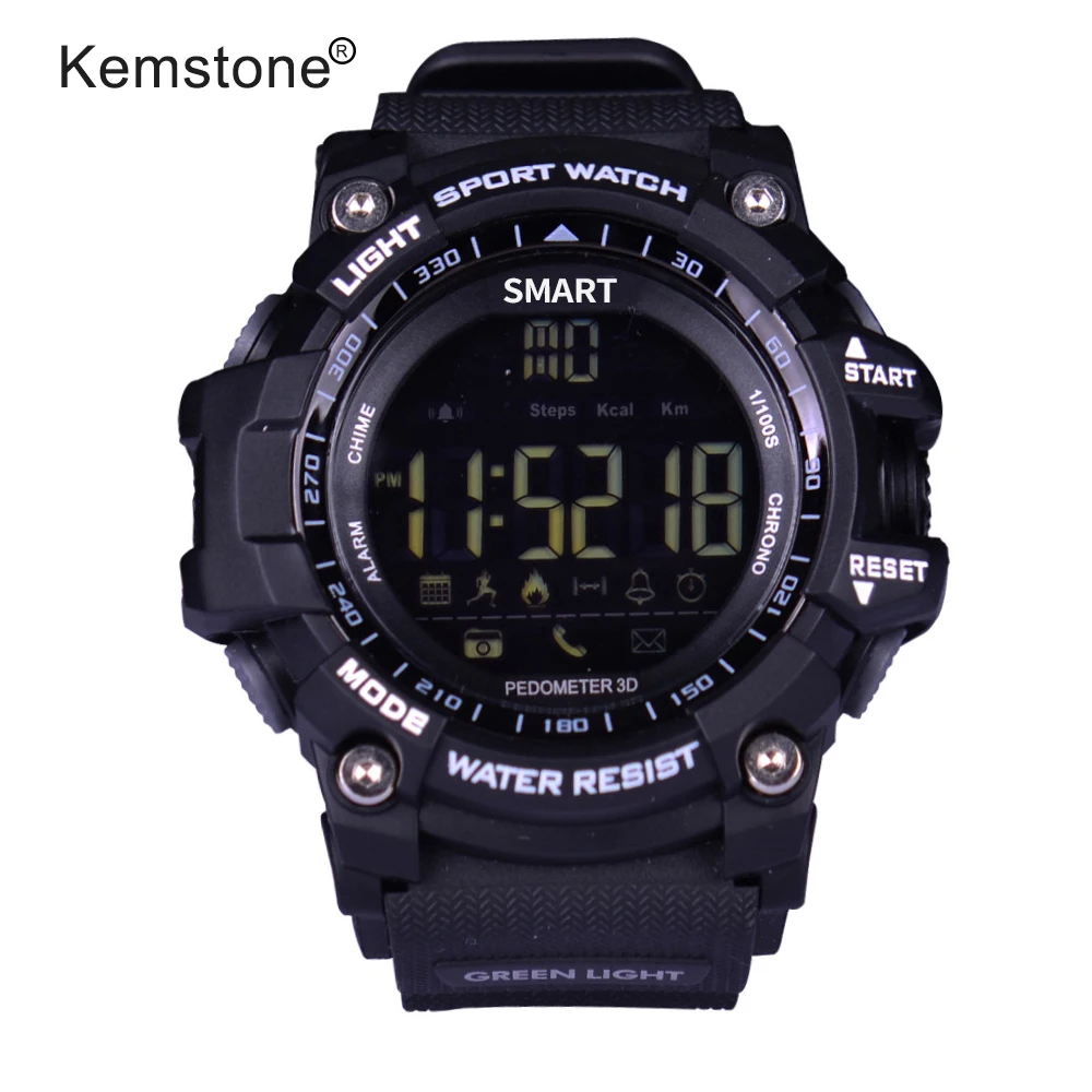 Водонепроницаемые Смарт-часы Kemstone для мужчин фитнес-трекер с функцией