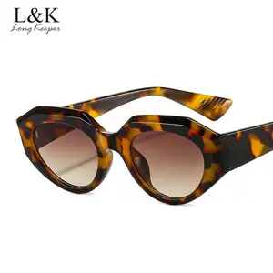 Солнцезащитные очки женские, кошачий глаз, Овальные, для вождения, винтажные, UV400, 2020