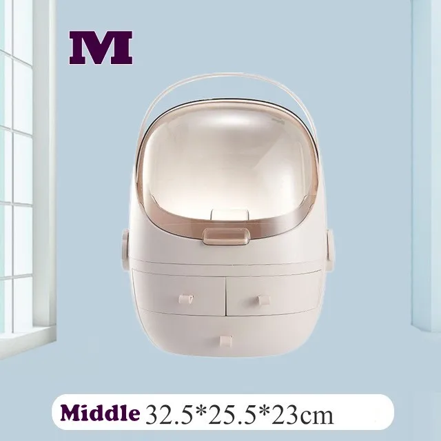 Space capsule pink Новинка, косметичка, чехол для макияжа, профессиональный органайзер для путешествий, для женщин, для макияжа, большая емкость, для ванной, Прямая поставка, Fornecedores - Цвет: Space capsule pink