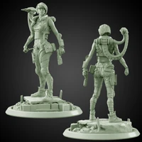 124 75mm 118 100mm resin model female bounty hunter figure sculpture unpainted no color rw 244