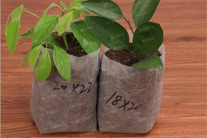 Кастрюли для выращивания растений волоконные мешочки рассады Садовые