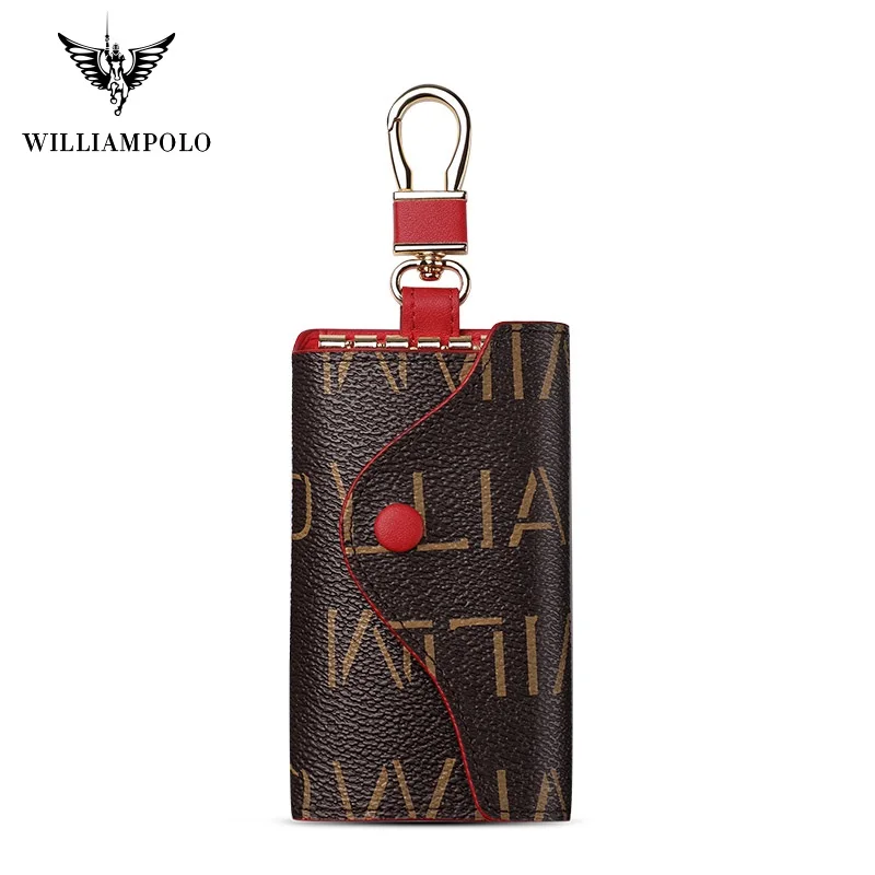 Новинка 2020 чехол для ключей WILLIAMPOLO женский многофункциональный кошелек Женский