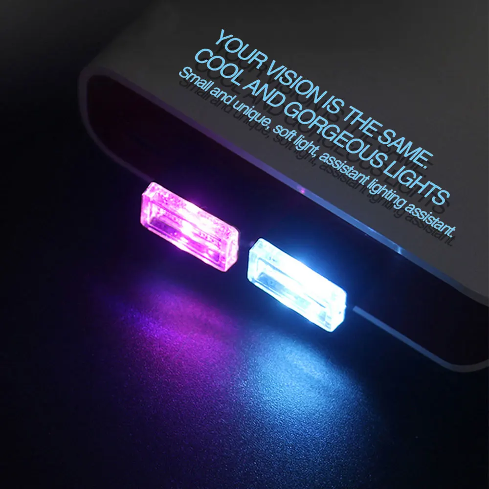 Usb автомобильный светильник 2 светодиода SMD подключи и работай интерьерный