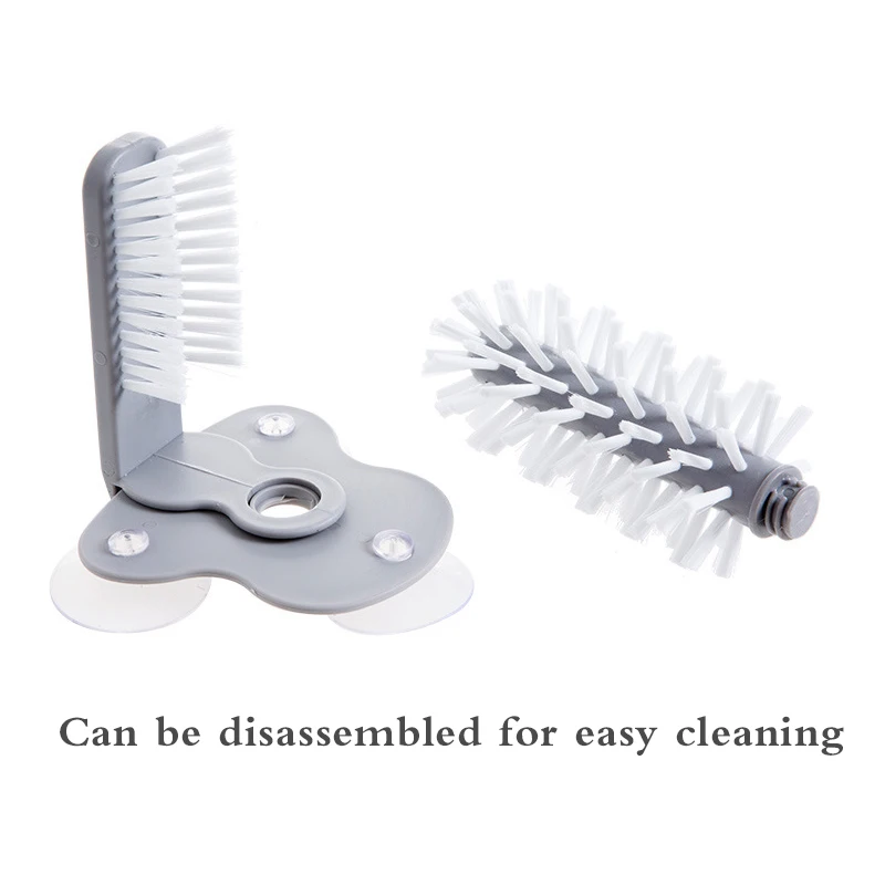 Креативная щетка для чистки чашек очиститель бутылок присоска экономичная по