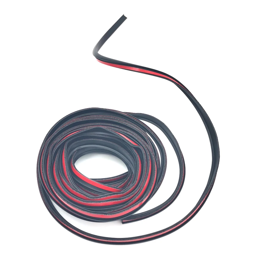 

5M Angled T-Type Rubber Seal for Car Side Skirts Headlights Bumper