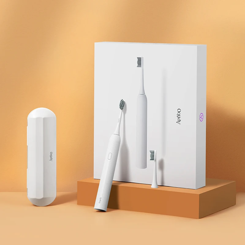 

Электрическая зубная щетка APIYOO для взрослых, автоматическая перезаряжаемая Водонепроницаемая IPX7 зубная щетка с 2 сменными насадками, заряд...