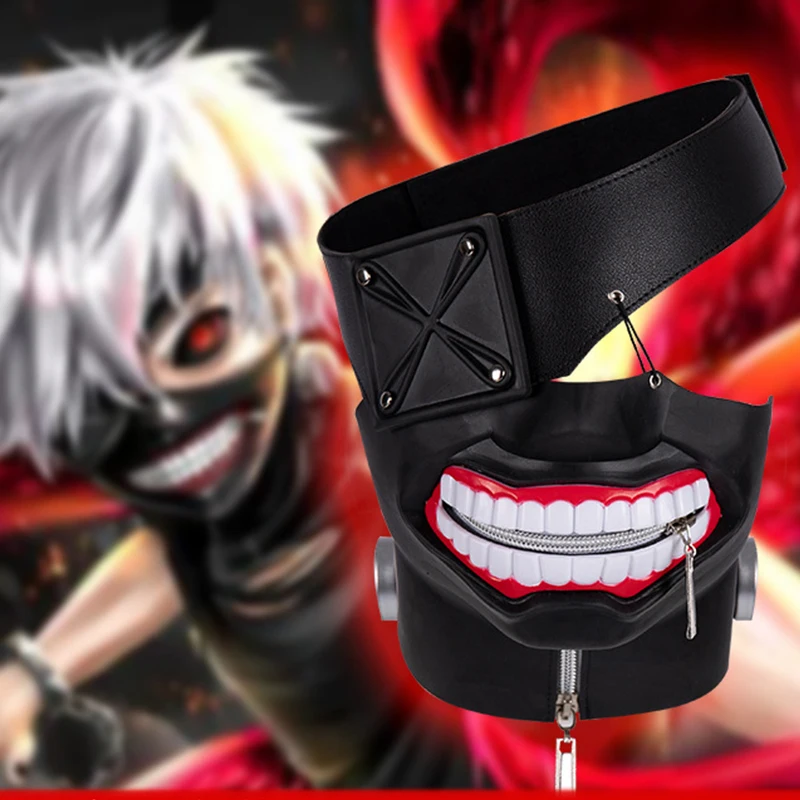 

Аниме Токийский Гуль канеки Кен маска искусственные резиновые костюмы маска реквизит аксессуар