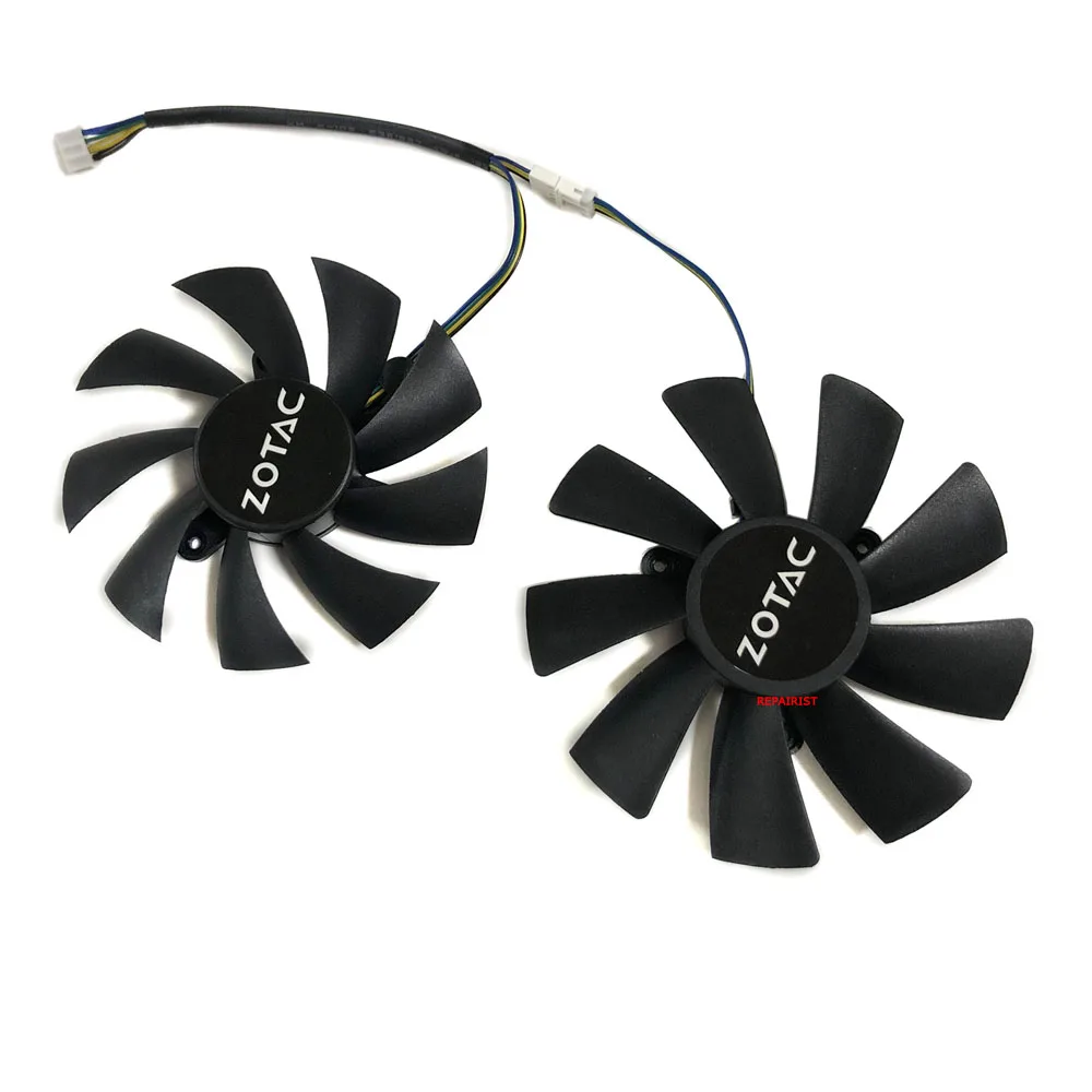 GTX1080 VGA GPU радиатор 4Pin 85mm альтернативный Графика карты вентилятор для ZOTAC GeForce GTX1080Ti