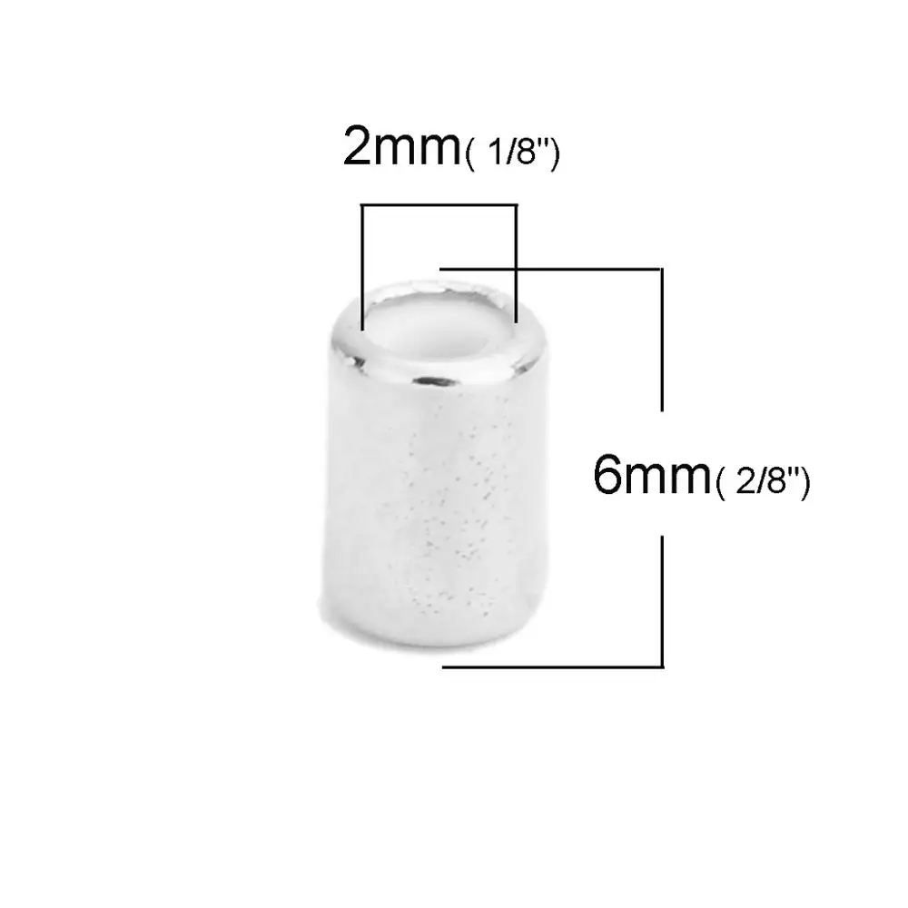 8 сезонов модные медные бусины металлические цилиндрические ювелирные изделия