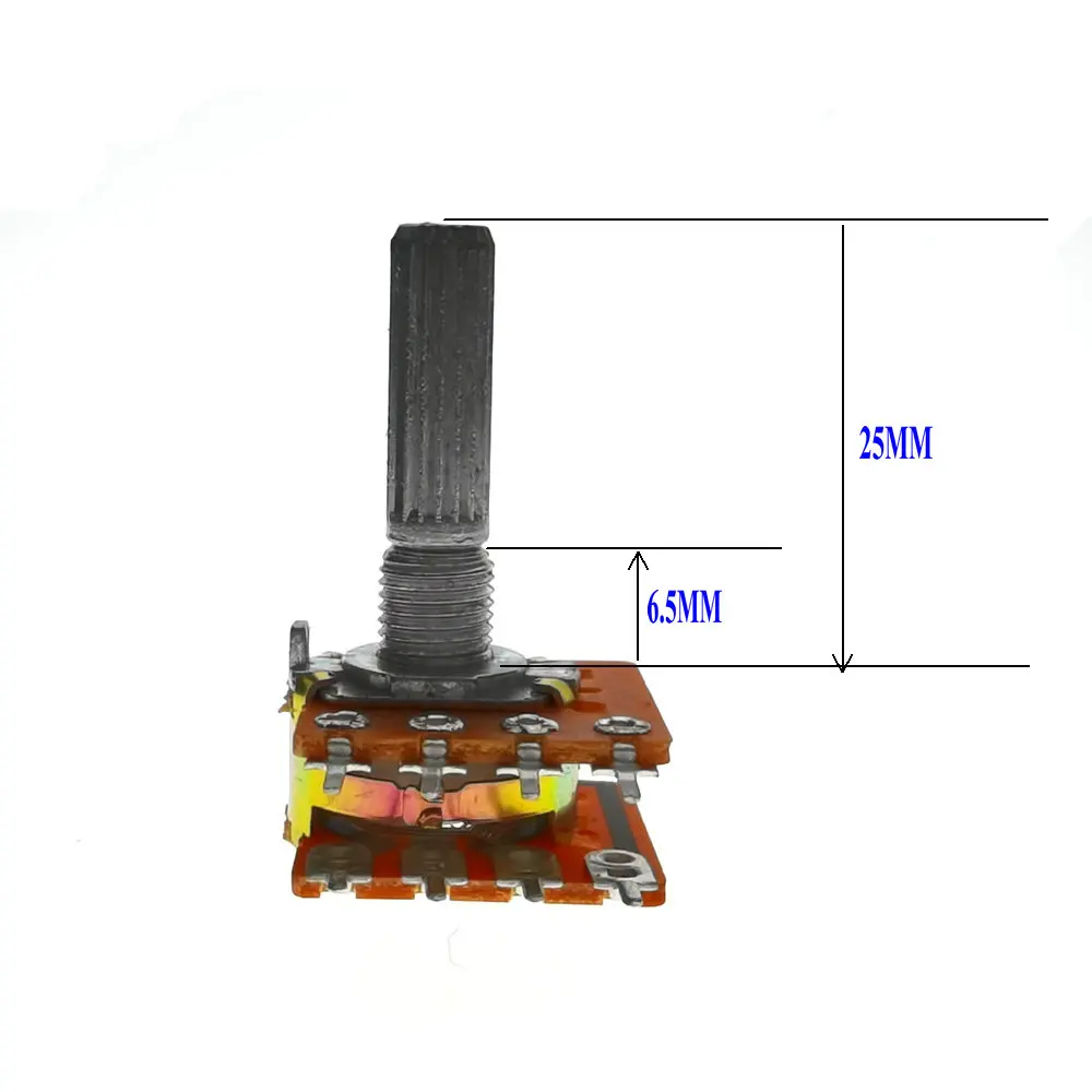5 шт. новинка TW ALPHA ± 20% WH148 25 мм 50 кбит/с 100 x2 16 типов потенциометр громкости звука