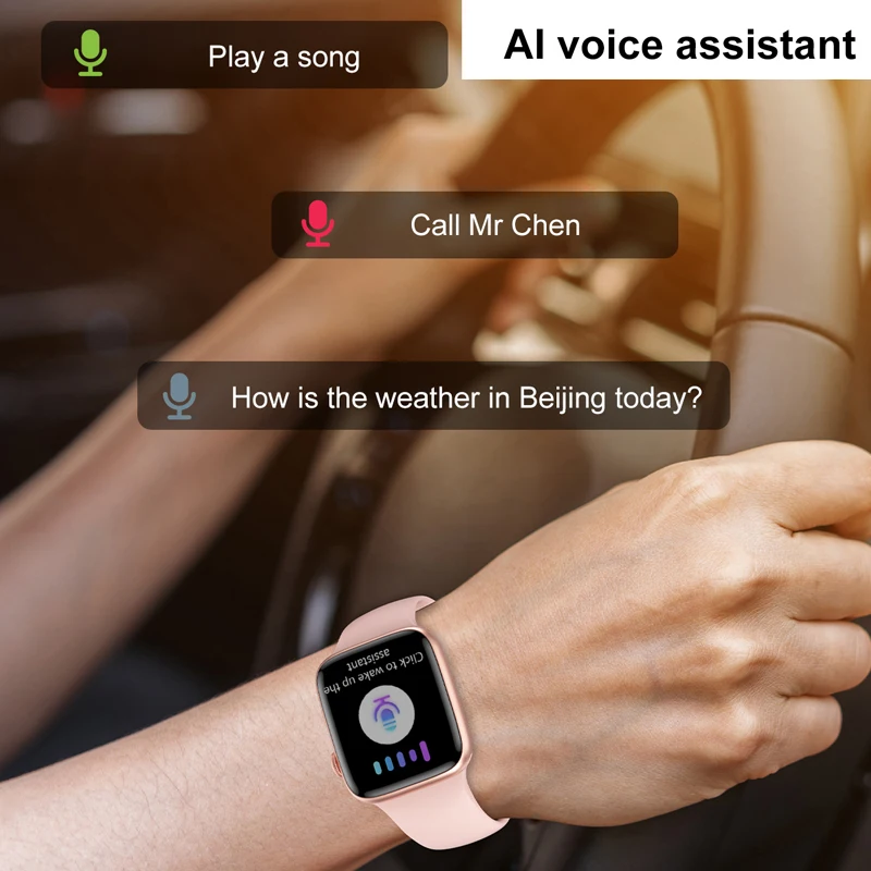 Original iwo DT7+ Smart Watch Series 7 NFC Function Bluetooth Call Ai Voice Assistant GPS Wireless Charger DT7 Plus Smartwatch |