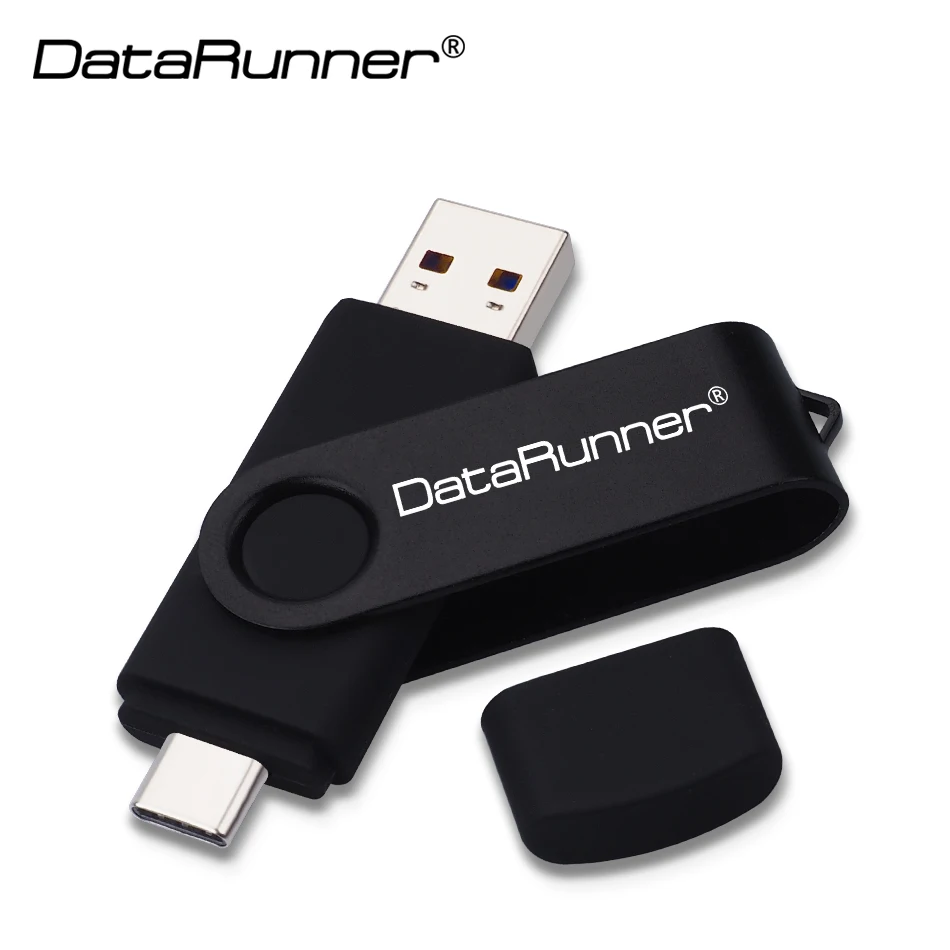 USB флеш накопитель DataRunner 512 ГБ 256 3 0 128 Гб 64 32 флешка Флешка Memoria для Type C Android/PC|USB