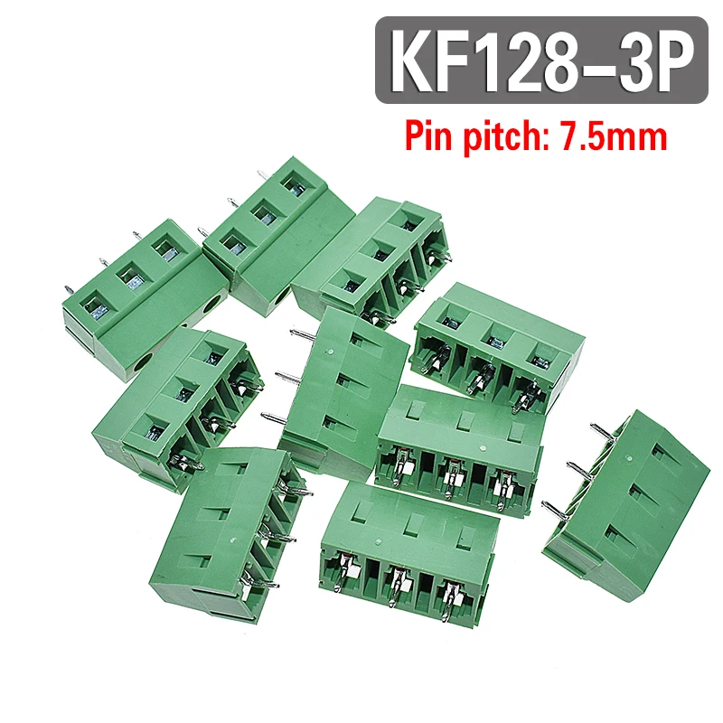 KF128-2P KF128-3P 3 81 5 0 7 2 54 мм PCB винтовая Клеммная колодка Соединительная клемма KF120-2.54