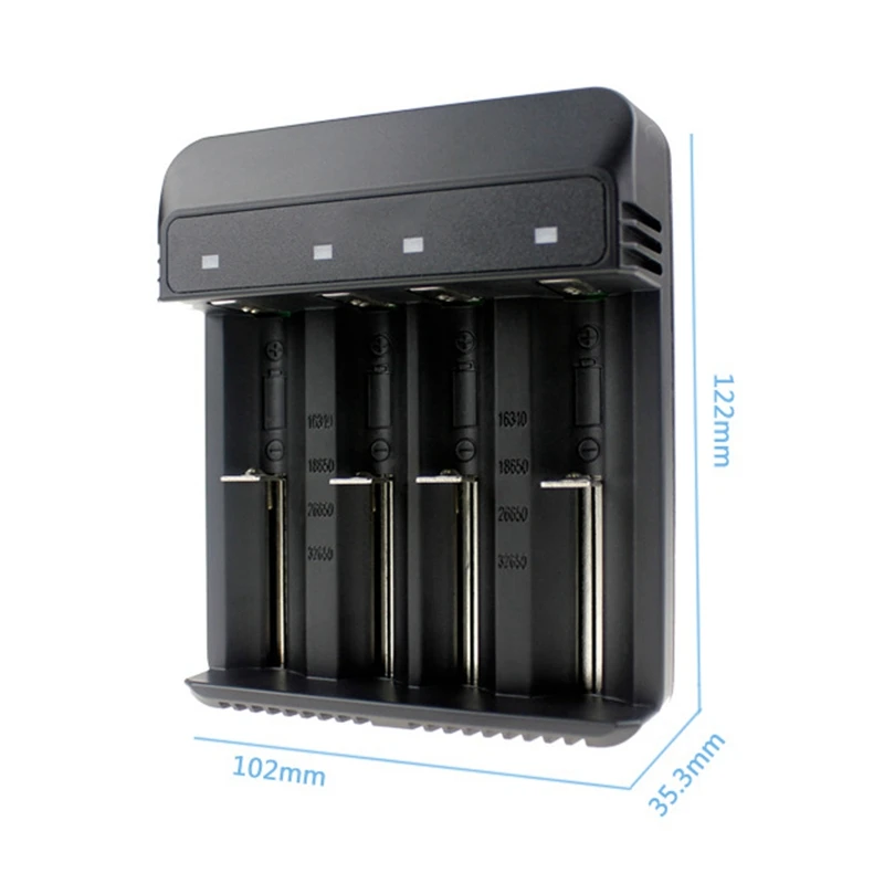 4 Solts умная батарея зарядное устройство защита от короткого замыкания для 32650 26650