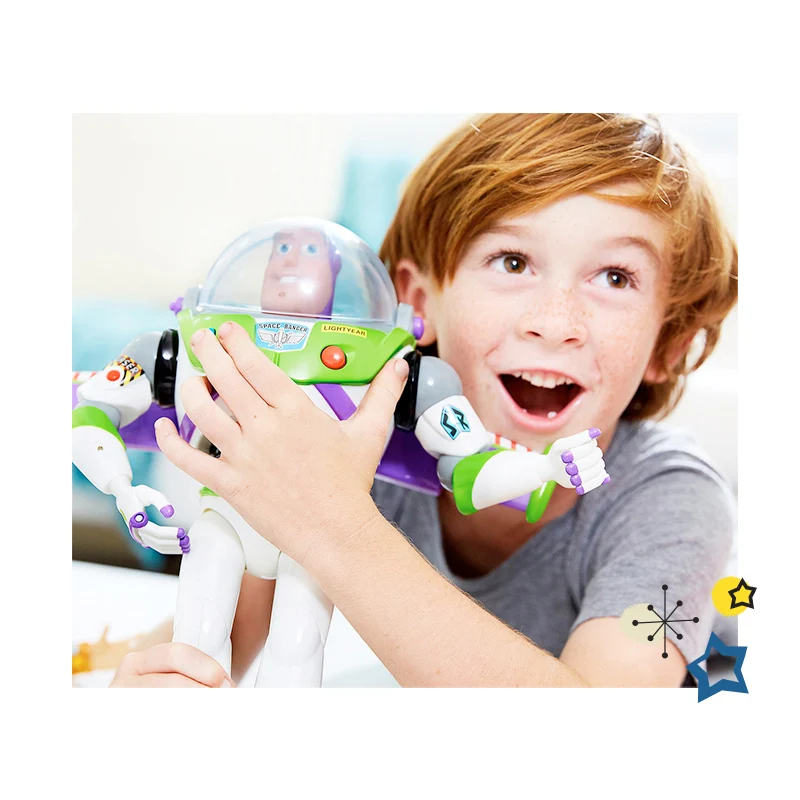 Disney Pixar Toy Story 3 4 Buzz Lightyear фигурки говорящие игрушки огни на английском языке