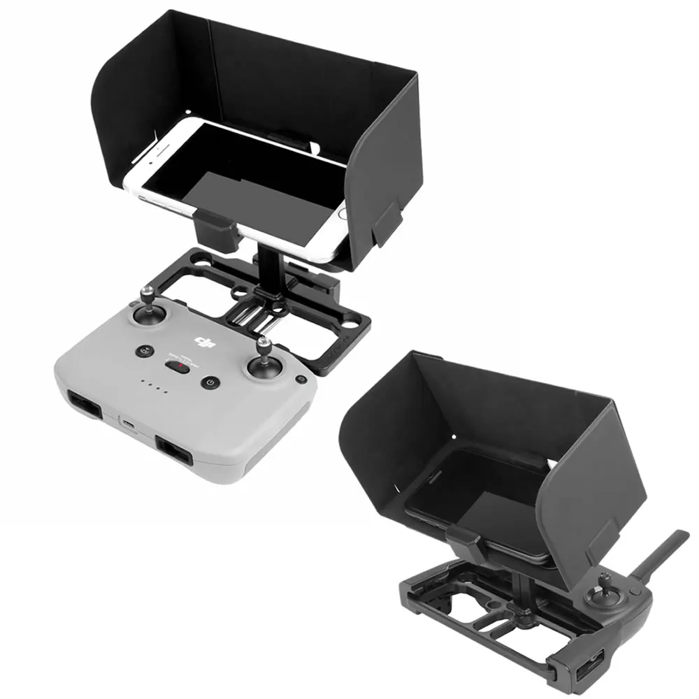 

Мобильный телефон-держатель пульта дистанционного управления с солнцезащитным капюшоном, держатель смартфона с полным экраном для DJI Mavic ...