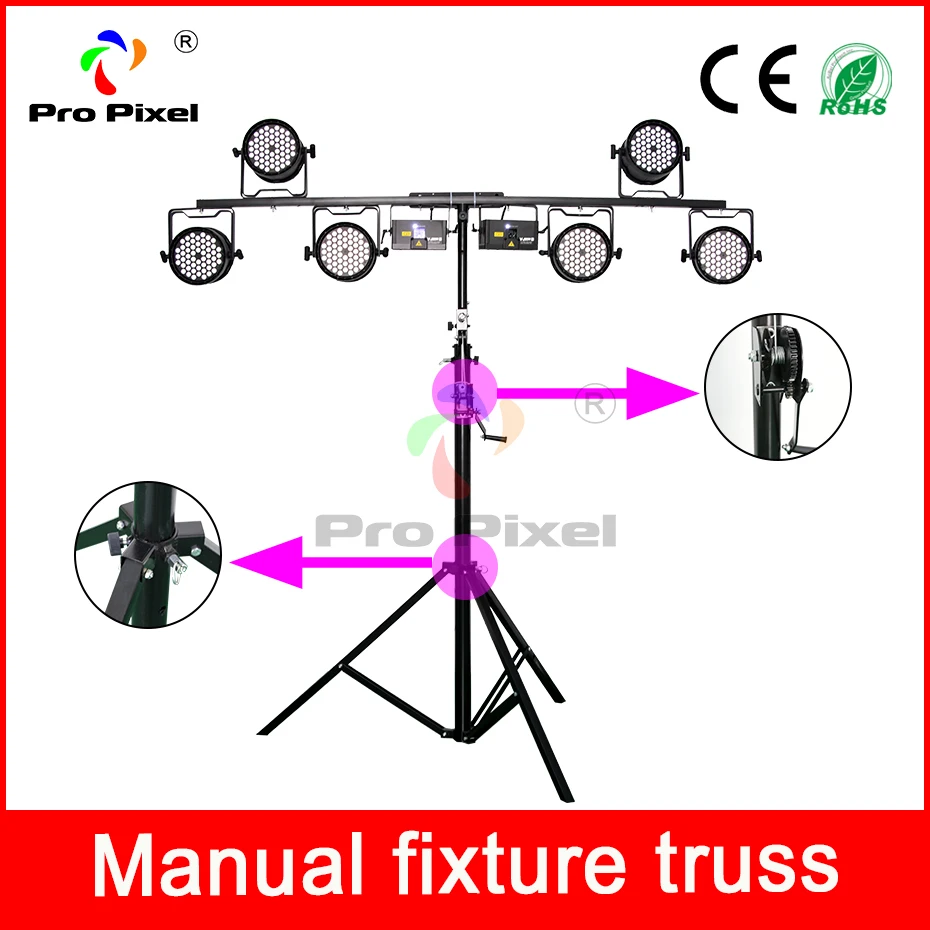 Портативный диджейский светильник t-образная конструкция легкий штатив для
