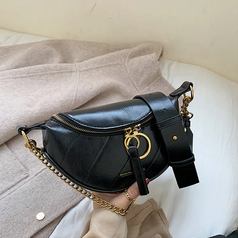 Black Shoulder Bags Женские сумки на плечо модная сумка через плечо из искусственной кожи женская сумка-мессенджер для девочек женские сумки для сотового телефона - Цвет: Black Shoulder Bags