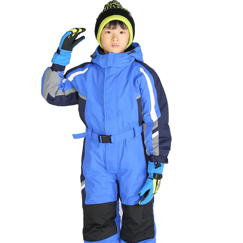 Детский лыжный костюм TWTOPSE комбинезон цельный зимний зимняя одежда для сноуборда