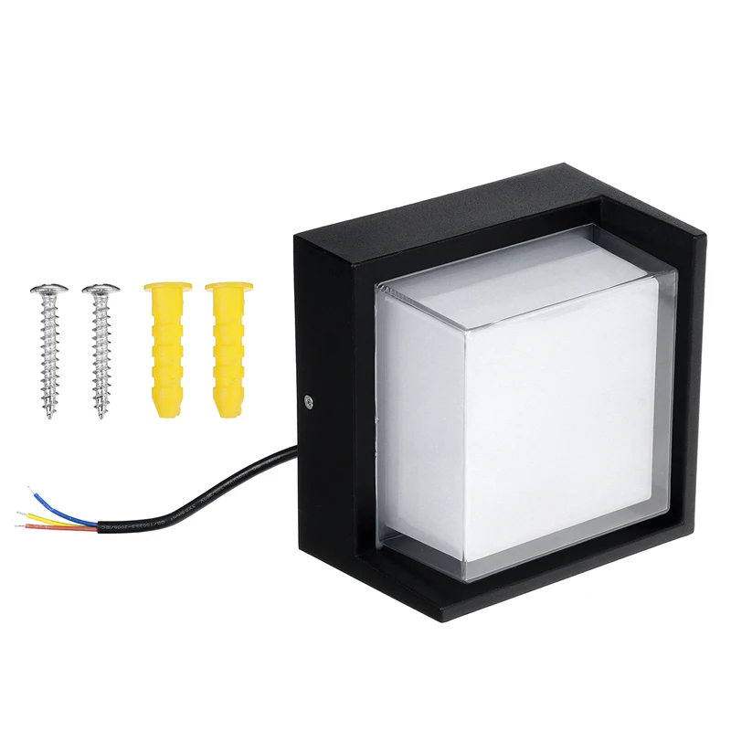 

AC85-265V LED Wall Light Outdoor Waterproof IP65 Porch Garden Wall Lamp Sconce Balcony Terrace Decoration Lighting Lamp