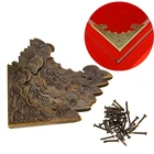 12 шт., деревянный защитный чехол для мебели, антикварная шкатулка для украшений, угловая ножка